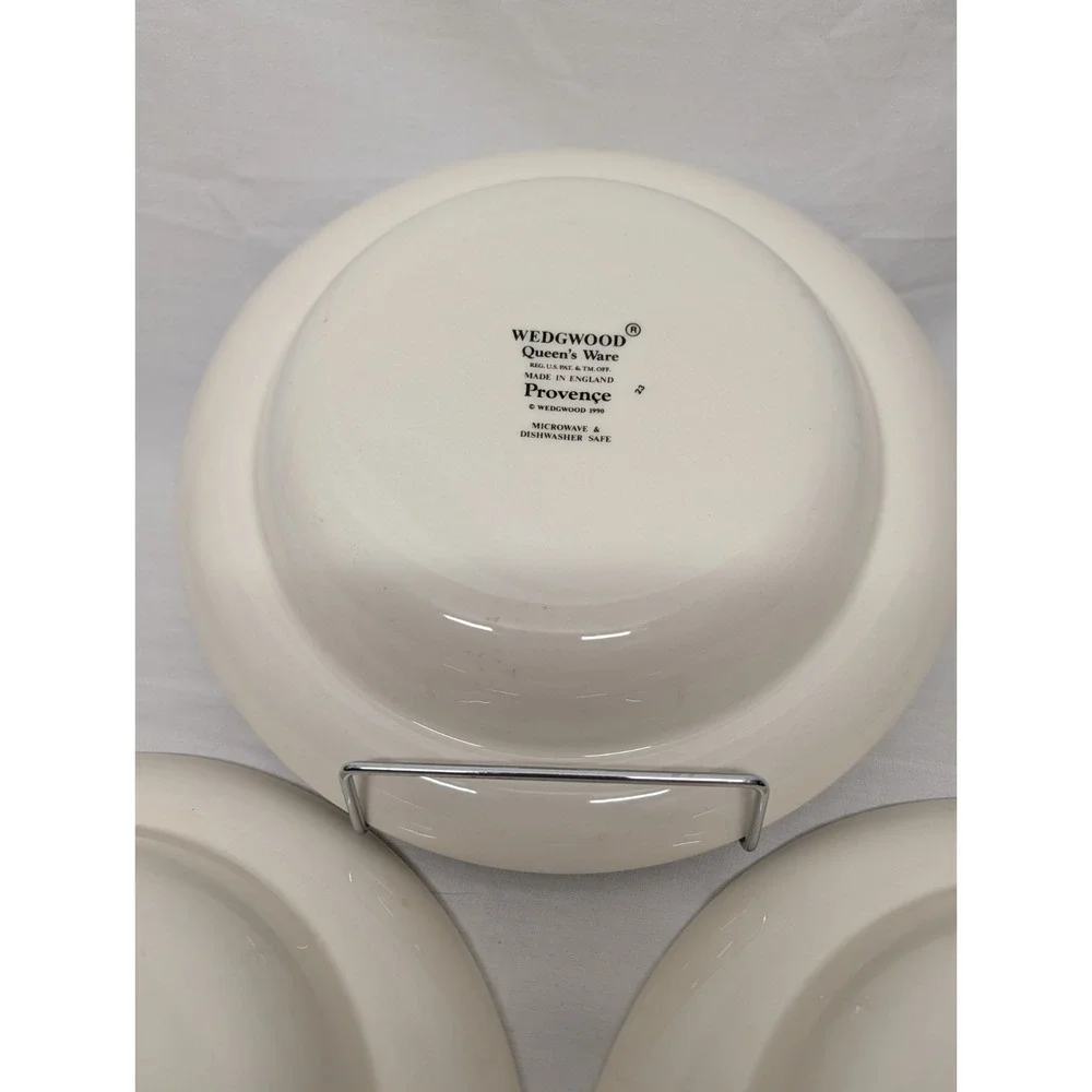 Wedgewood Queensware Provence Rimmed Soup bowls Set Of 3